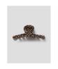 Leopard Print Hair Clip Brown