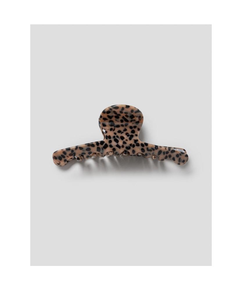 8seconds Leopard Print Hair Clip Brown