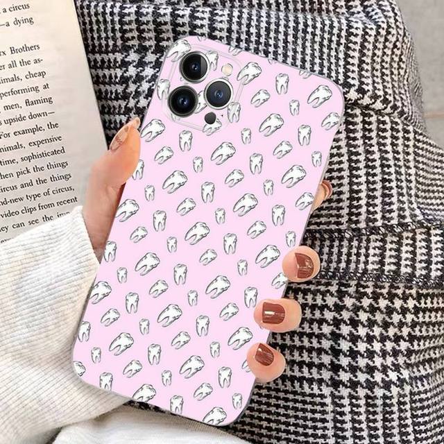 

Мягкий силиконовый чехол для телефона с рисунком зуба стоматолога для Iphone 14 13 12 11 Pro Mini Xs Max 8 7 6 Plus X Xs Xr