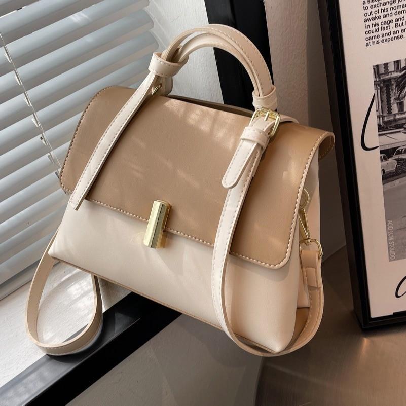 Crossborder Style Small Pu Shoulder Bag With Zipper Closure For Daily Use