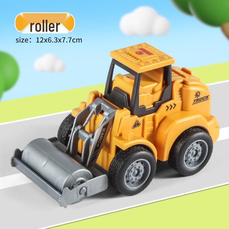 Children's Educational Inertial Excavator Toy Car Model