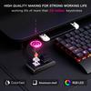 Ergonomic Two Key Corded Keyboards Aluminum Construction Ensuring Comfort for Extended Work