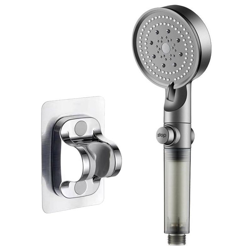 Five-speed High-pressure Shower Head PP Cotton Filter Home Bathroom Shower Bathroom Accessories Set