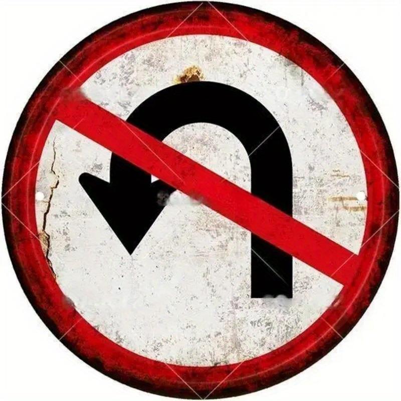 Holzschild „STOP“ mit Warnung, rund, für Garage, Vintage, Holzschild, Blechschild, Wanddekoration für Zuhause, Bar, Kneipe, Ladenschild, Männerhöhle, Yad, Outdoor, für Tür