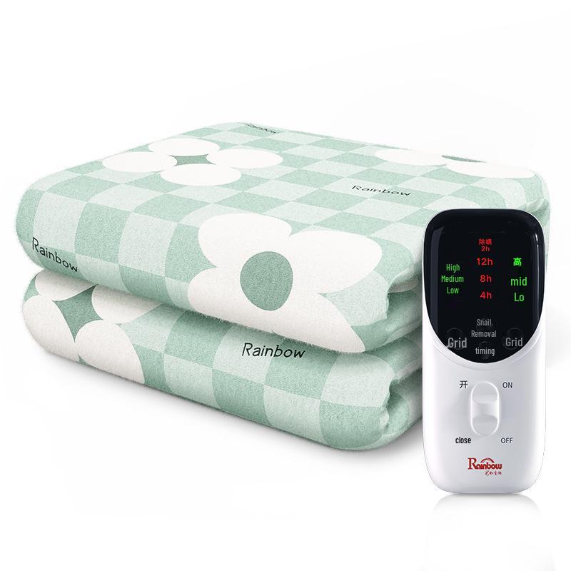 Elektrische Decke von Rainbow: Einzelsteuerung, Temperatur einstellbar, Entfeuchtung, Perfekt für Studentenwohnheime