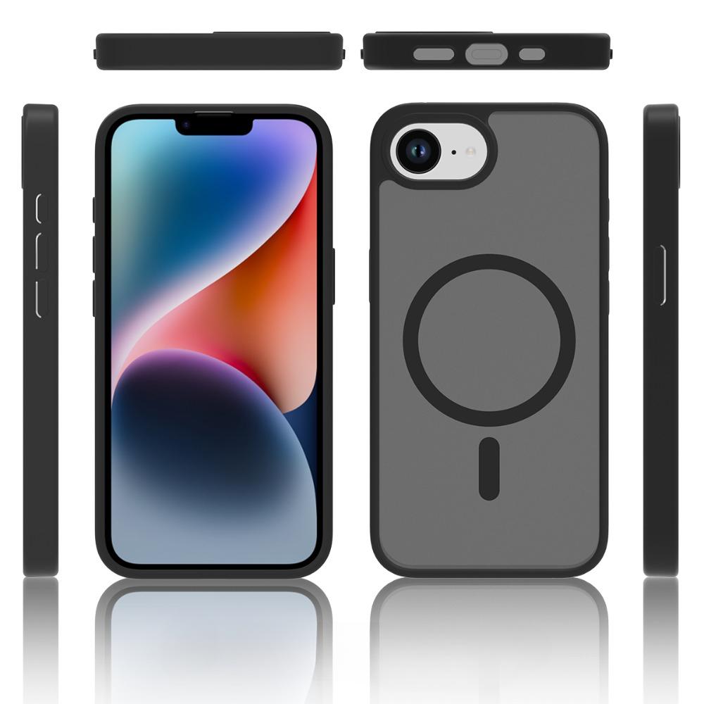 Ultra-Thin MagSafe Compatible Case for iPhone 16e 16 Pro Max XR 11 13 14 12 Pro - TPU/PC Silky Smooth Touch Wireless Charging Shockproof Cover