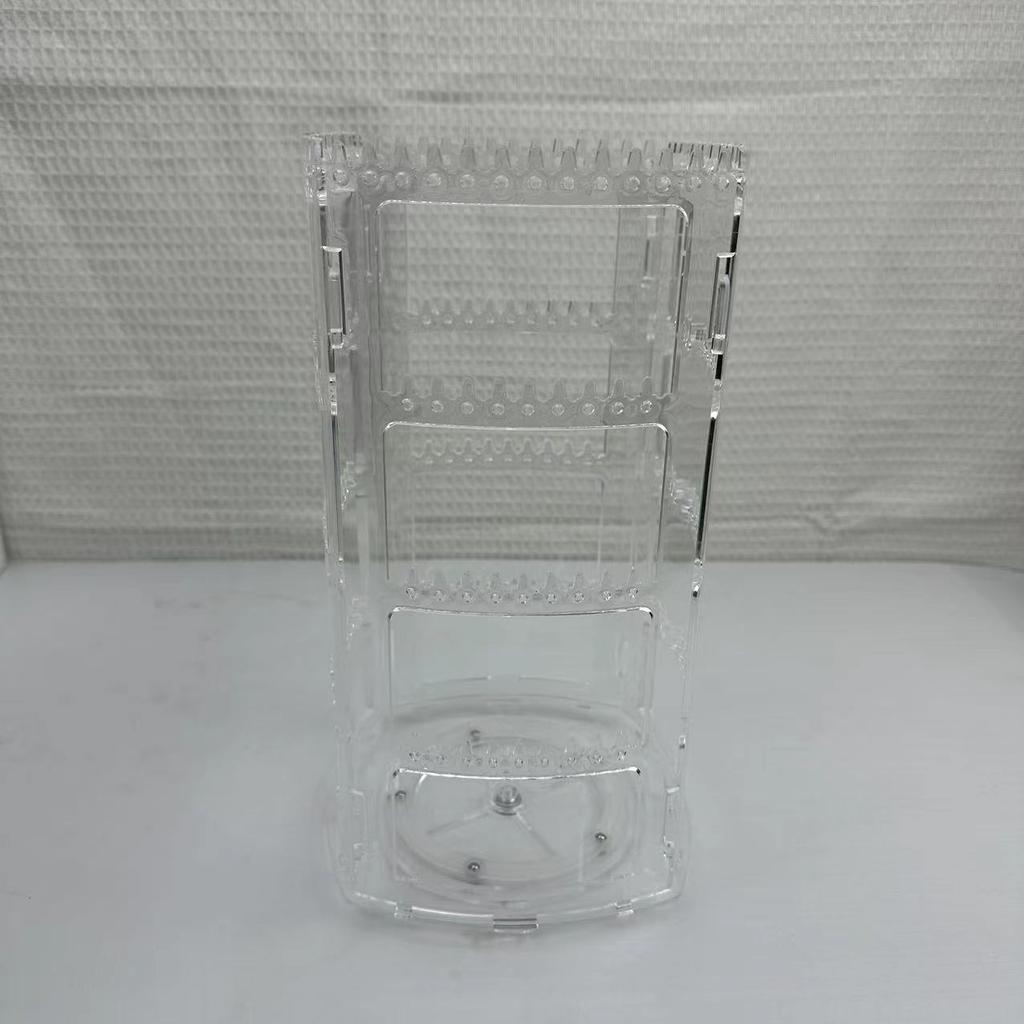 1 Stück, Drehbarer Schmuck-Ausstellungsständer, Ohrclips, Ohrringe, Ohrringe und Halsketten-Ständer.