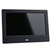 7" HD Screen Digital Photo Frame Alarm Clock Music Movie Player (Black )