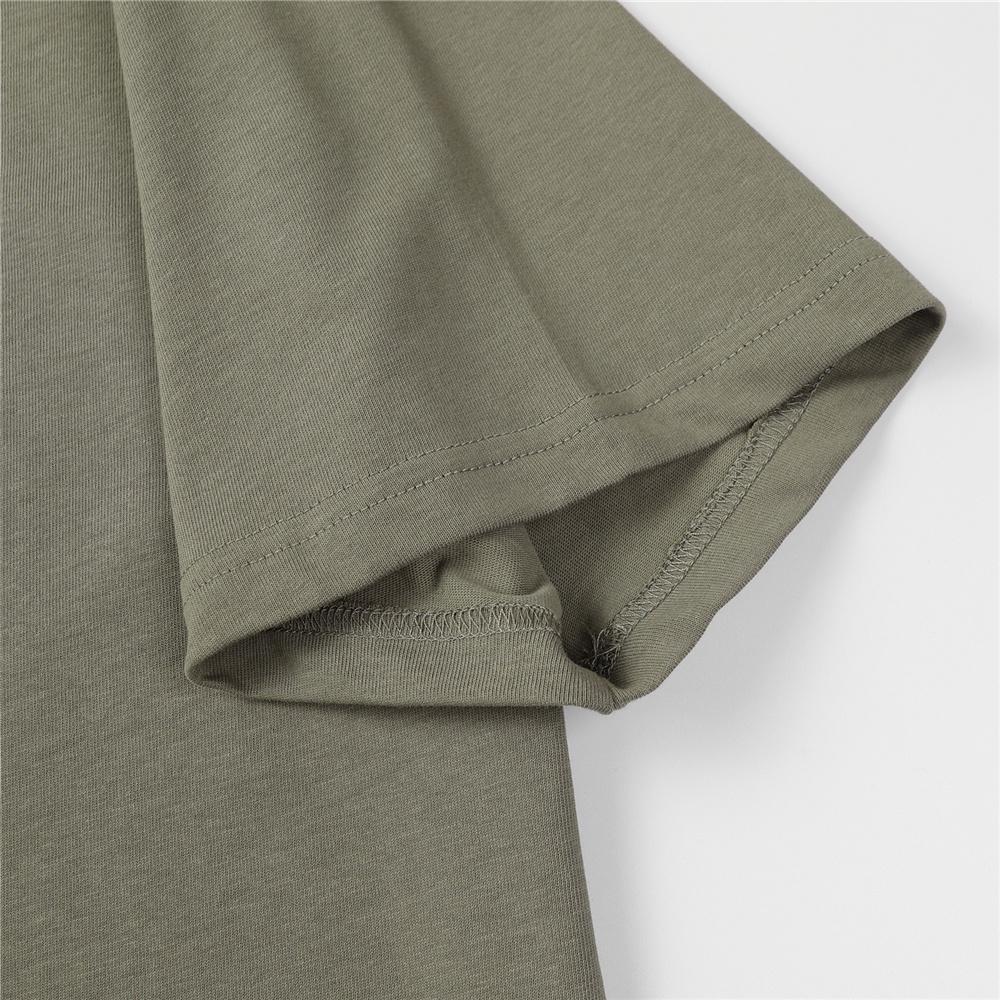 Essentials T-Shirt for Men's Pressed Glue Letters Loose Round Neck High Street Fashion Men and Women Short Sleeves T-shirts