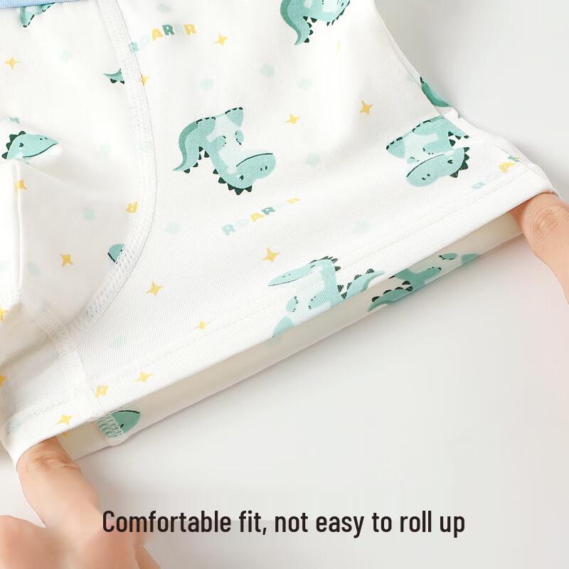 Langsha Boys' A-Class Cotton Antibacterial Boxer Briefs
