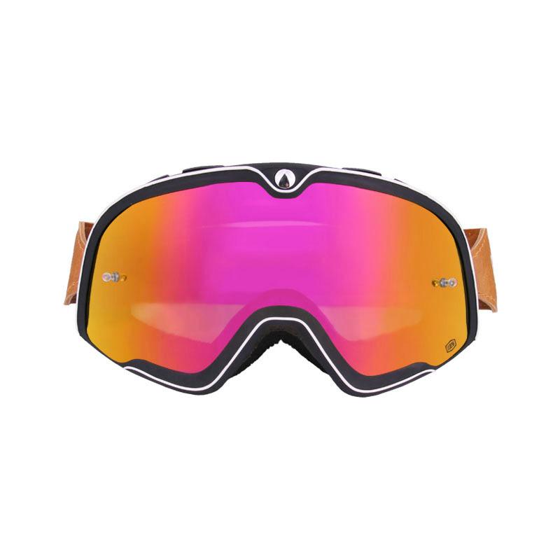Brille Motorradbrille Vintage Lokomotive Harley Helmbrille Outdoor Sport Windschutz