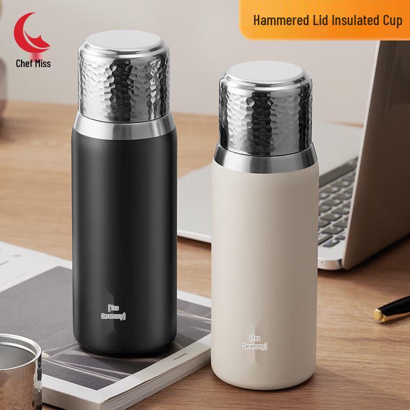 Chu Xiaojie Hammered 316 Stainless Steel Insulated Tea Infuser Bottle
