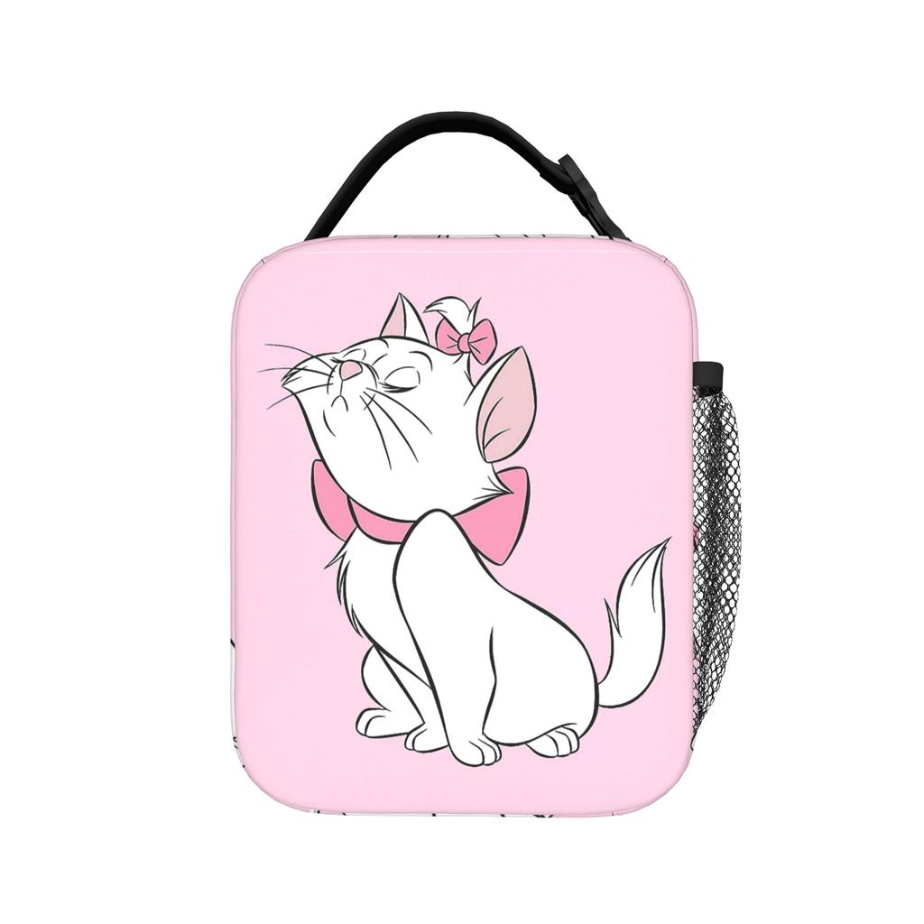 Maries Cat Insulated Lunch Bags Thermal Bag Reusable,Lunch Container Leakproof Lunch Box Tote Bento Pouch Office Picnic