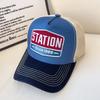 American Retro Baseball Cap Mesh Breathable UPF50+ Unisex Hip Hop Streetwear Adjustable Vintage Sun Hat