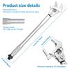 Aluminium Torque Wrench 43mm Open End Torque Adjustable Spanner 19 To 110 Nm Torque Wrench Repair Tool for HVAC, Car Repair