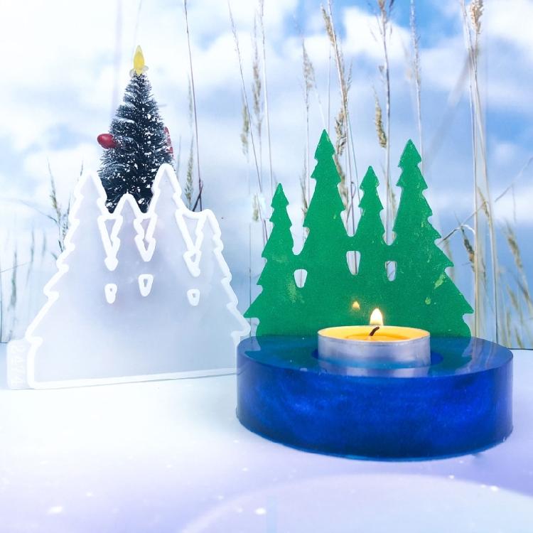 Silicone Mould Gypsum Candle Holder Mold Candle Stand Mould Jewelry Making Tool