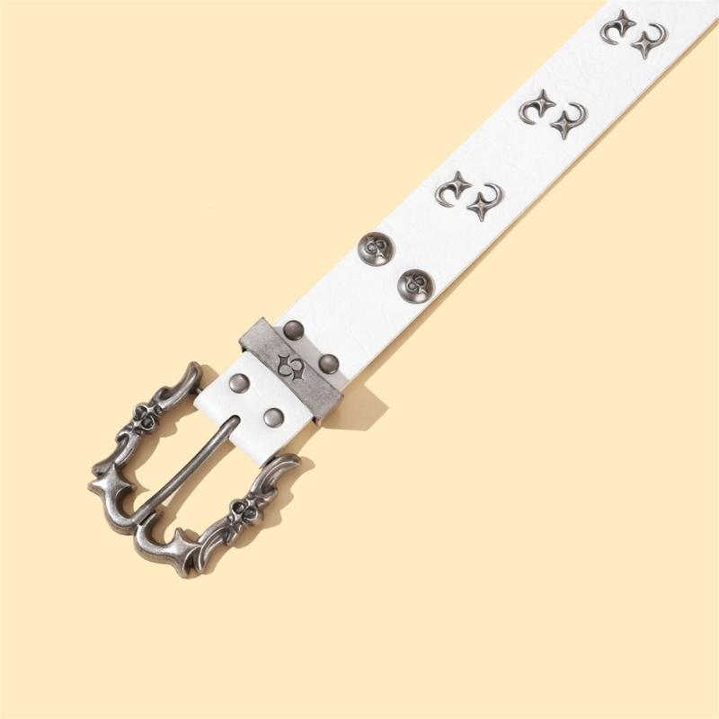 Multi Functional Fashion Belt PU Imitation Leather Metal Buckles Universal Size 115cm 3.7cm for Unisex Daily Wear