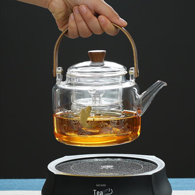 Hanyou Glass Teapot with Handle