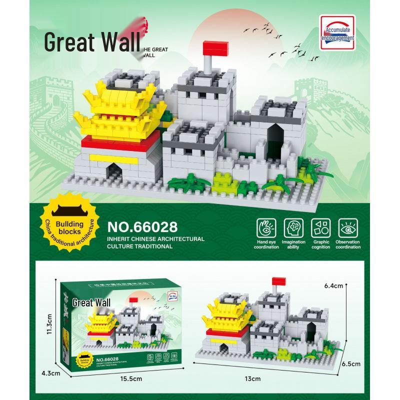 Hangzhou West Lake Building Blocks - Chinese Ancient Architecture Suzhou Gardens Model