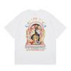2026 Casablanca Print Loose Fit Cotton T-Shirt Men Youth Casual Wear