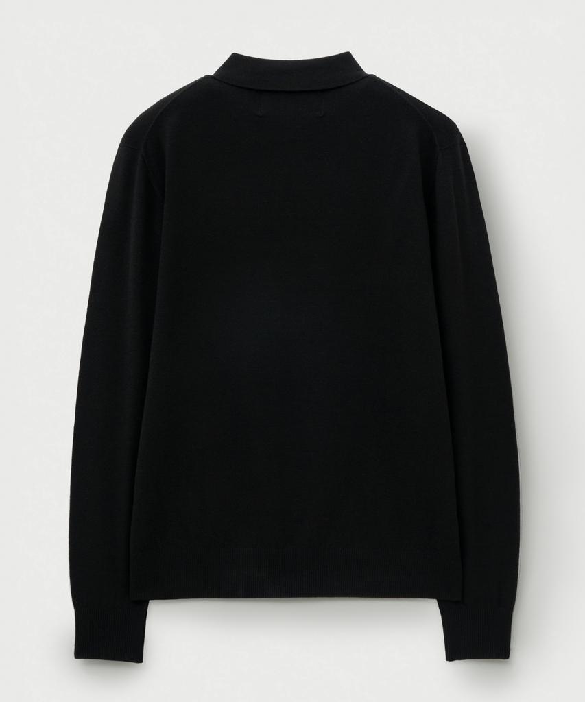 Seteo Basic Polo Knit Black