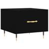 Coffee Table Black 50x50x40 Cm Particleboard