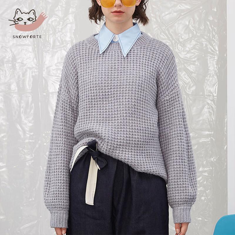 

Женский вязаный свитер с длинным рукавом Sinoford S+101 M