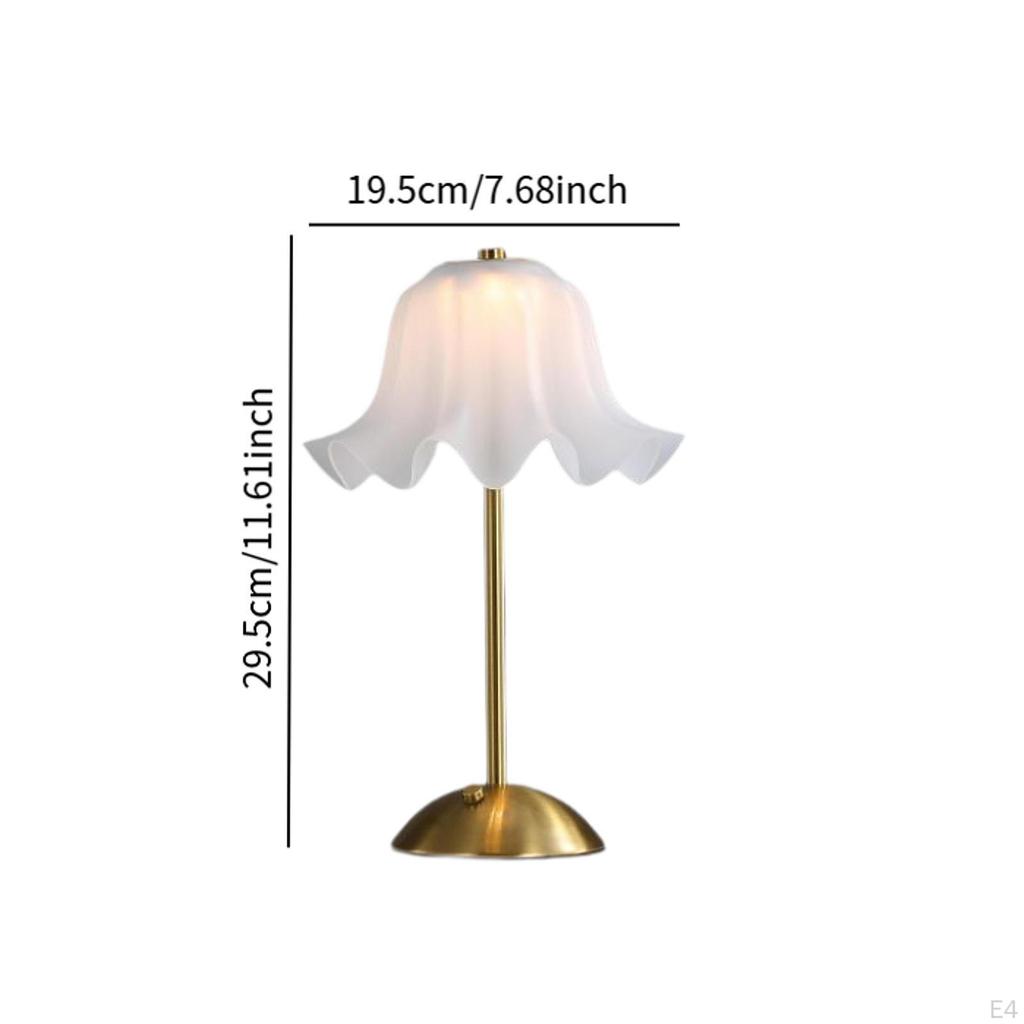 Bedside Lamp Touch Portable Table USB Charging Function Decorative Energy Saving for Bedroom