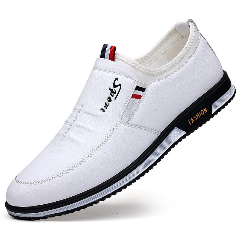 New Business Leather Shoes Casual Trendy Shoes 2025 Four-season Fashion Foreign Trade Doudou Shoes Leather Shoes