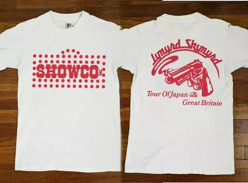 Vintage 1976 Lynyrd Skynyrd Showco Tour of Japan Great Britain Rock GBR T-Shir XXXXL