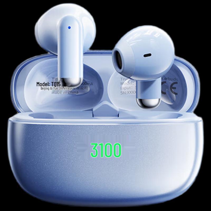 Aigo TQ15 Wireless Bluetooth Half-in-Ear Earbuds with LED Display