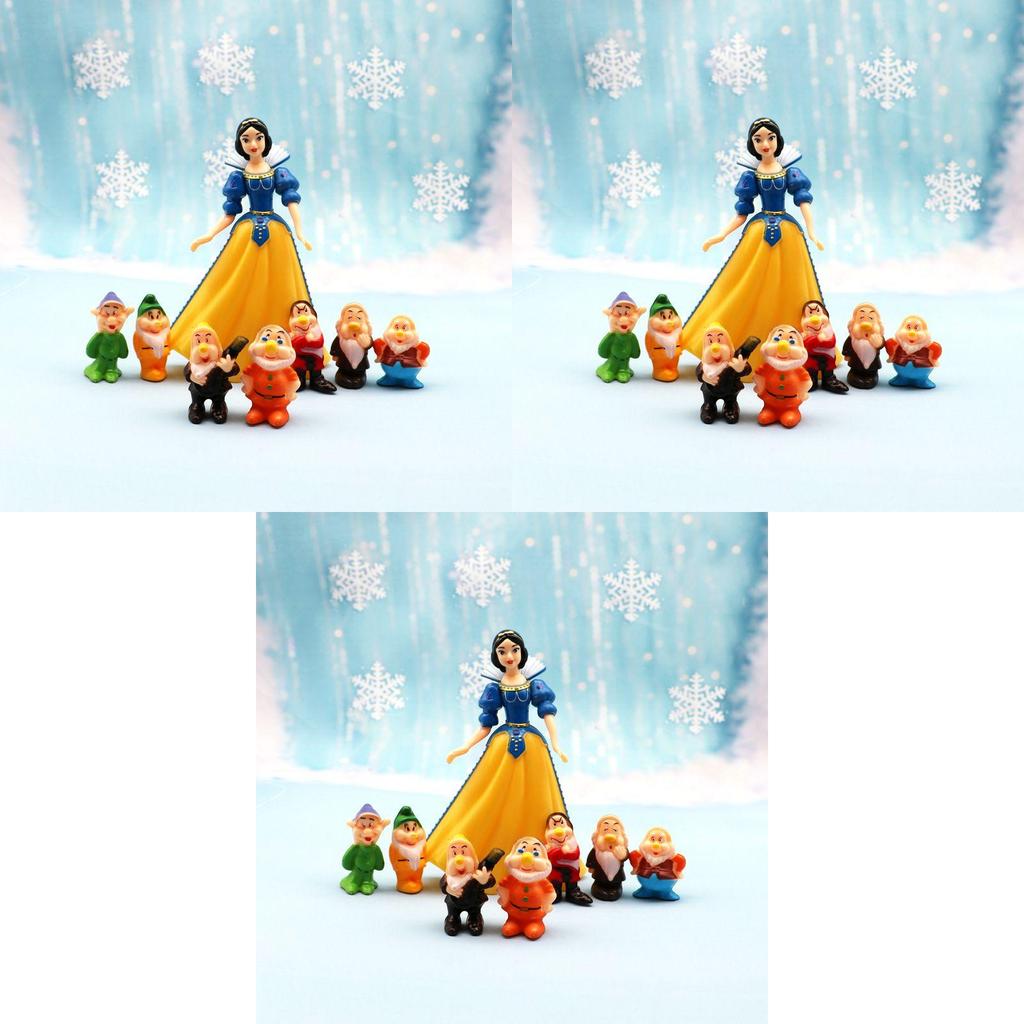 Enchanting Snow White And The Seven Dwarfs Figures 8pcs Set For Kids And Fans