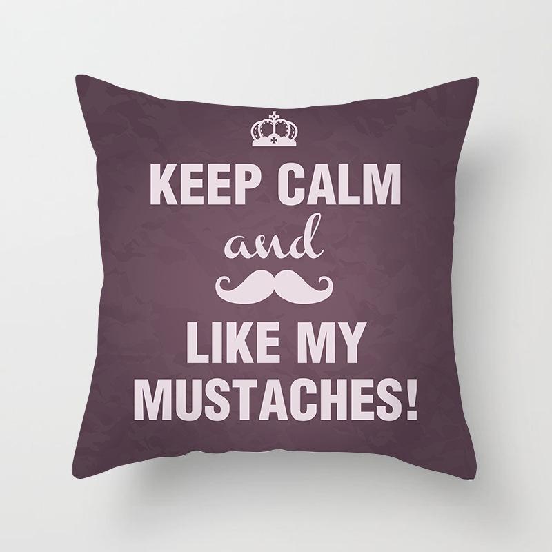 Nordic Black Letter Pillow Cushion Cover Living Room Sofa Car Pillow Cover Home Furnishings