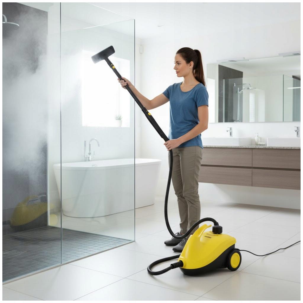 2500W Steam Mop and Cleaner for Windows and Grout - 2 L Tank