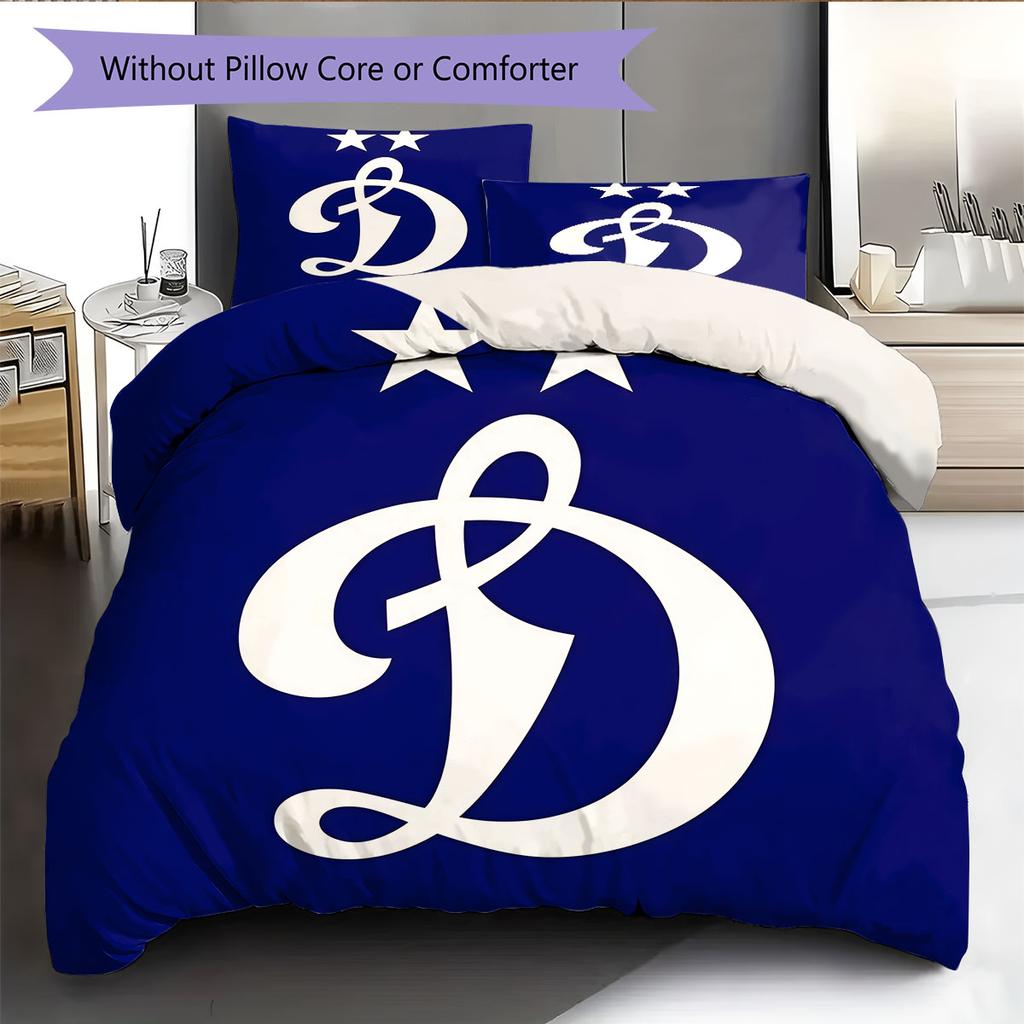 Dynamo Moscow Glory Bedding Quilt Set Quilt Cover Pillowcase Home Decoration Birthday Gift (1 * Duvet Cover + 2 * Pillowcase, Without Core)