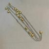 Niche High-End Metal Heart Pendant Necklace & Body Chain for Men and Women