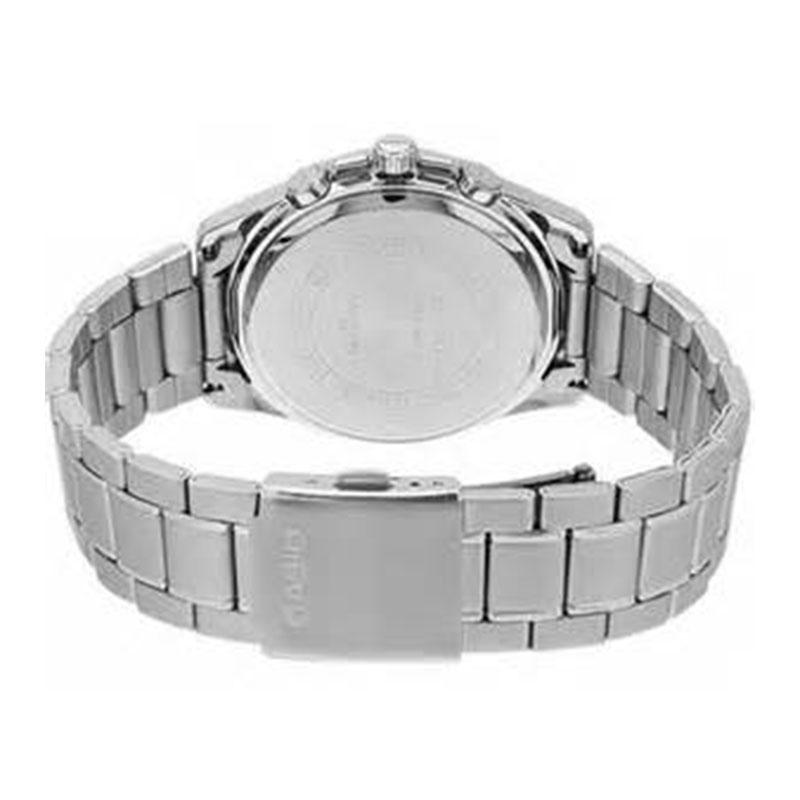 Casio Standard Enticer Series Minimalist Fashion Business Three Subdials Six Eyes Quartz Movement Stainless Steel Strap Men Watches MTP-1375D-1AV