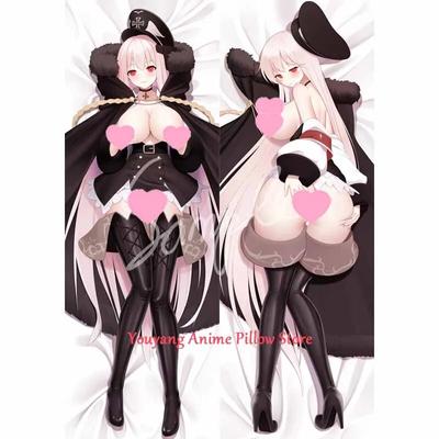 Dakimakura Anime pagalvės užvalkalas mergaičių priekinės linijos kalėdinis dvipusis spausdintas pagalvės užvalkalas, apkabinantis kūną
