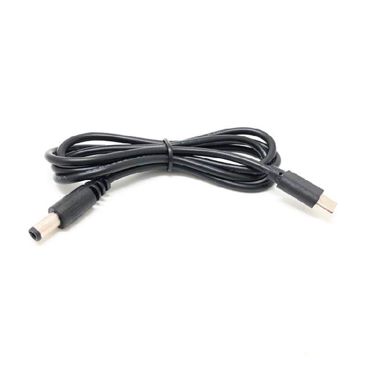 100W Laptop Charger Cable for DC 5.5x2.1mm to Type C Laptop Power Adapter Connec