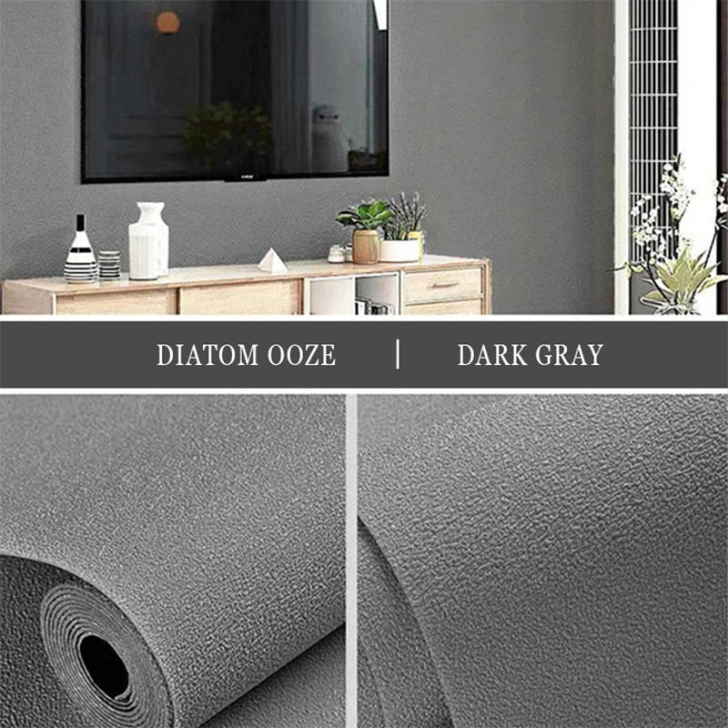 Self-Adhesive Waterproof Moisture-Proof Wall Decoration White 3d Wallpaper Bedroom Living Room TV Background Renovation Sticker