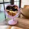 1 Pieza Espejo Cosmético Tipo Escritorio Estilo Europeo Vintage Espejo de Maquillaje de Escritorio Suministros de Maquillaje para el Hogar