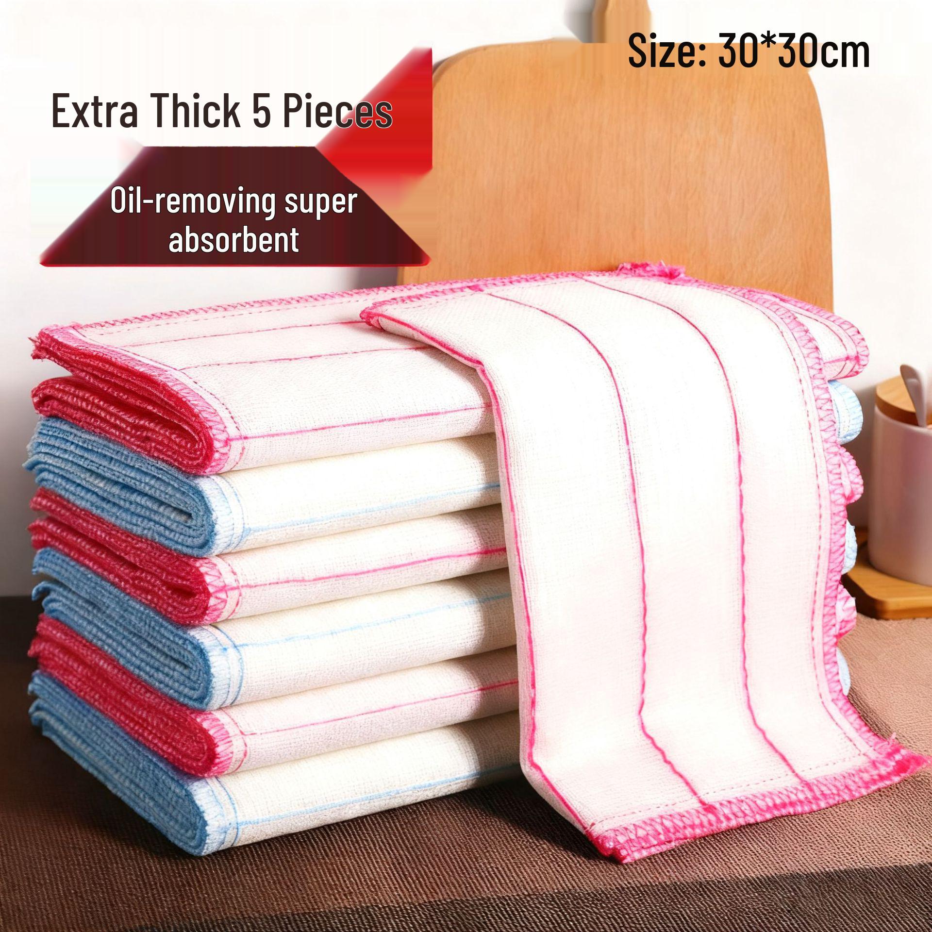 

Newcomer Exclusive: Absorbent, Non-Stick, Easy-Clean Dishcloths - Pack of 5