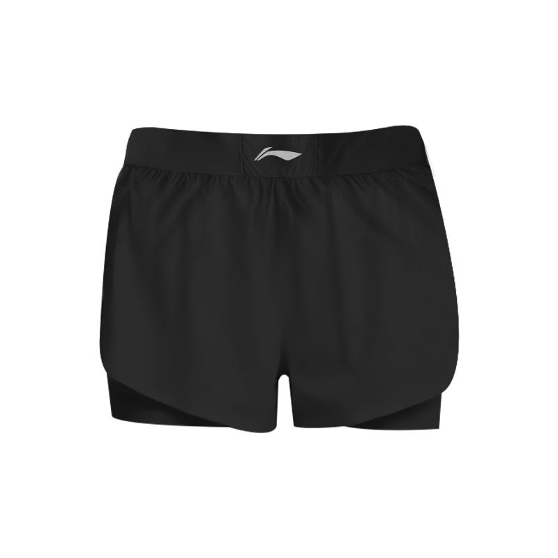 Li-Ning Quick-Dry Yoga Running Training Shorts Women shorts YKSU100-1