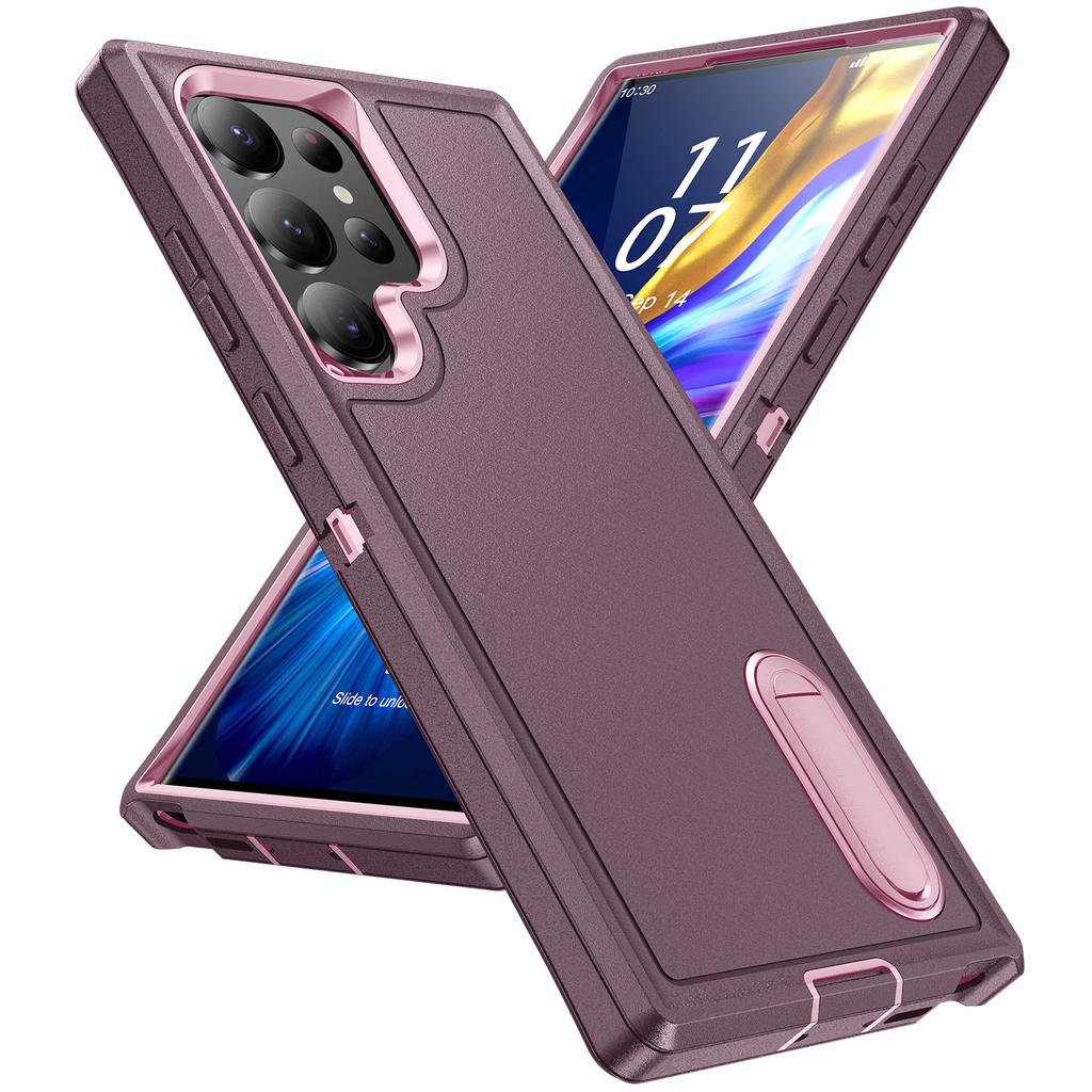 Applicable To Samsung S26Ultra Three-proof Mobile Phone Case S25Ultra Bracket S24Ultra Anti-drop Protective Case