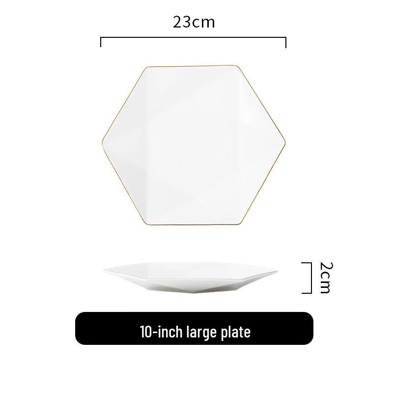 

Jingdezhen Ceramic Dinnerware Set 10-inch Large Plate