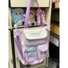 New college style student schoolbag large capacity candy color fresh high value travel lightweight versatile backpack