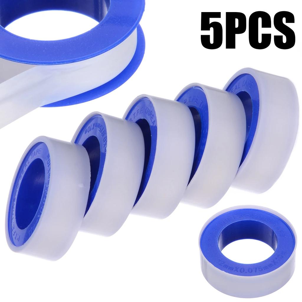 20 KUSŮ PTFE těsnicí páska na závity pro potrubí Plynová vodní páska 10 metrů Vodotěsná Technická speciální páska do potrubí Vakuově těsnicí role