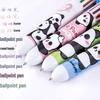 Panda-Themed 10-Color Ballpoint Pen for Students: Cute Push-Button Multicolor Journal Pen