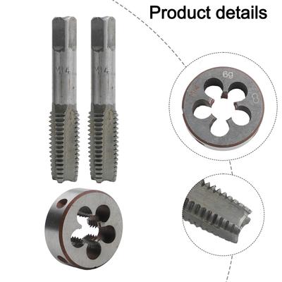 HSS 14mm X 2 Metric Taper Tap with Right Hand Thread for M14 X 2mm Pitch 78mm Length Set of 2 for Metal Thread Creation