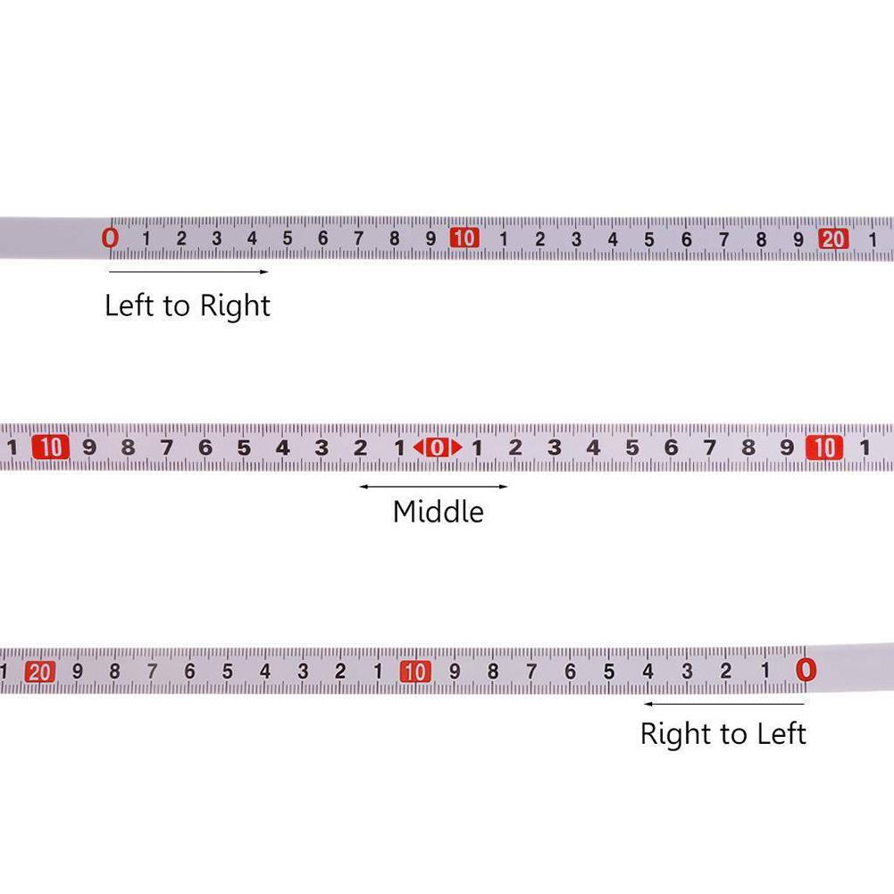 Tape Measure Scale Ruler for Miter Track Use with Table Saw Band Saw and Router Table 1M 2M 5M Lengths 0.51 Inch Width